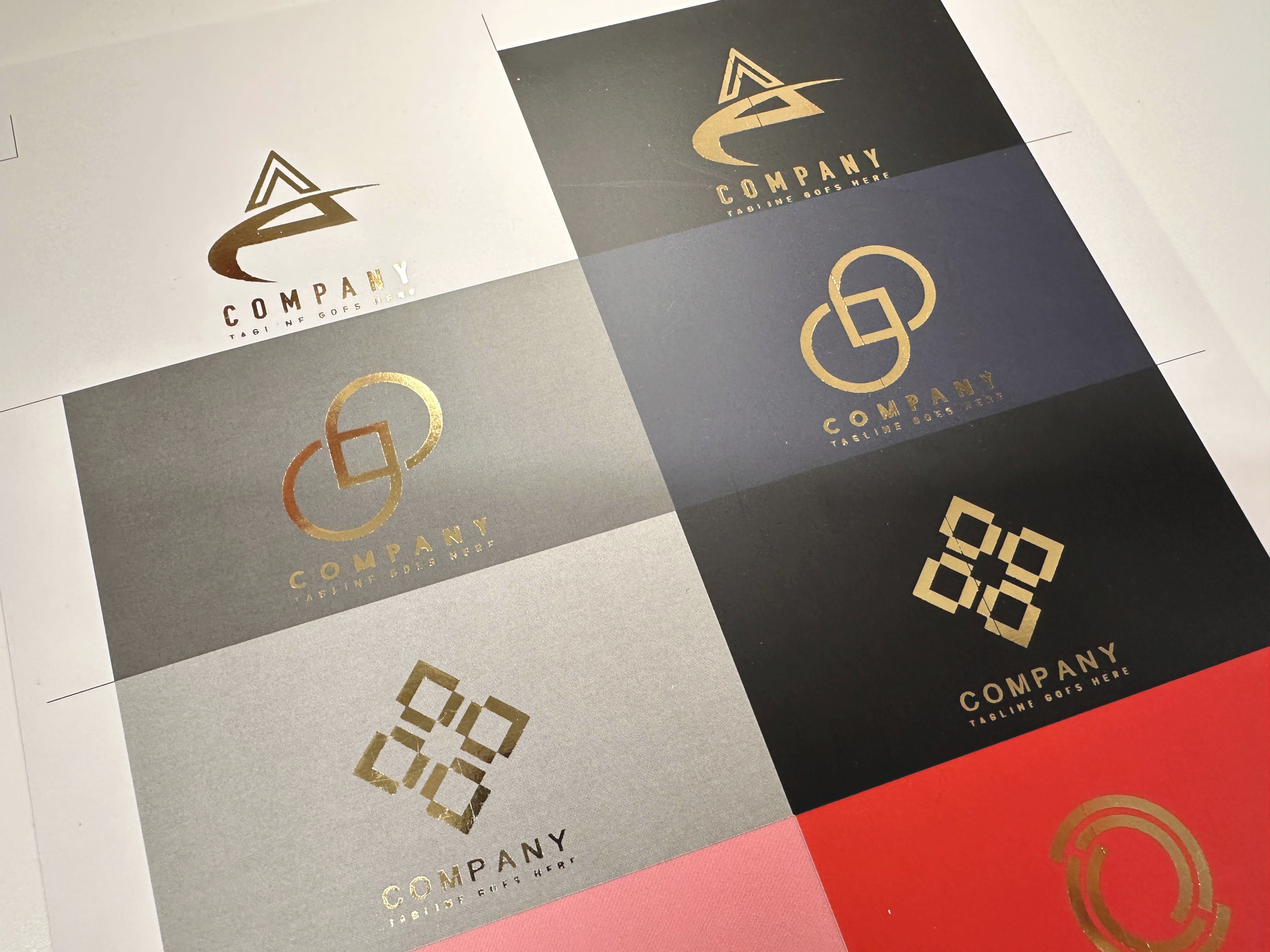 Gold Печат върху хартия / картон